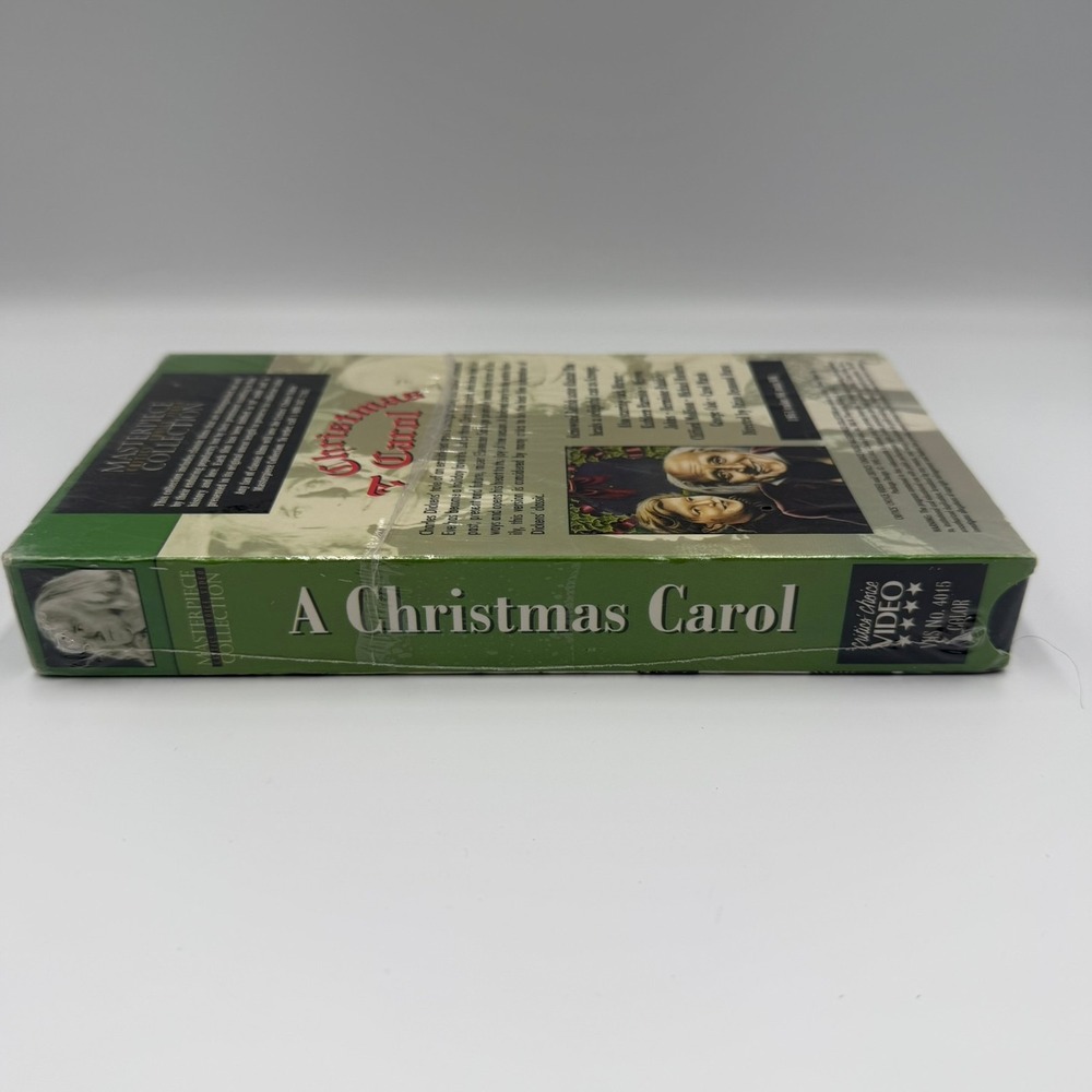 A Christmas Carol VHS Alastair Sim 1951 Film Masterpiece Critics Choice Sealed - Picture 4 of 6